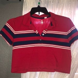 Pacsun red white and blue top